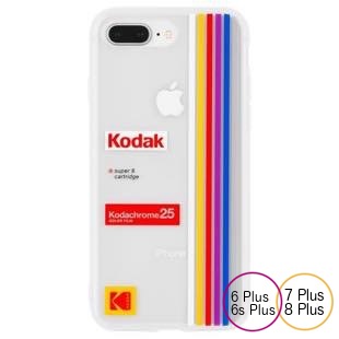[ケースメイト]Case-Mate Kodak Striped Kodachrome Super8  for iPhone 8Plus/7Plus/6sPlus/6Plus