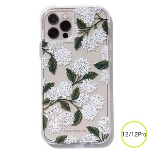 [ライフルペーパー]Clear Hydrangea White for iPhone 12/12 Pro