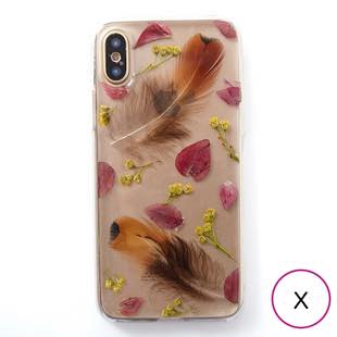 [ローズウィズトゥー]feather　for iPhone X / XS