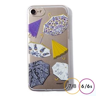 [マニプリケースコレクション]manipuri case collection umbrella Clear for iPhone 8/7/6s/6