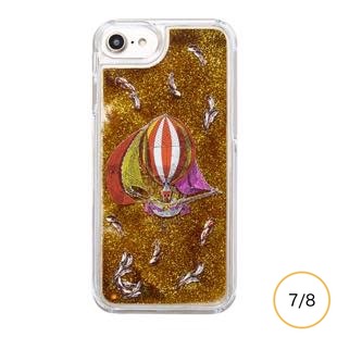 [マニプリケースコレクション]manipuri case collection classicballoon グリッター　ゴールド for iPhone 8/7