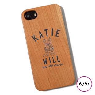 [ファッジ×ザ・キャンヴェット]KATIE WILL wood for iPhone 6/6s