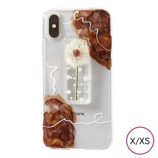 [アプレラプリュイ]植物標本×pallet/たんぽぽの綿毛 for iPhone X/XS
