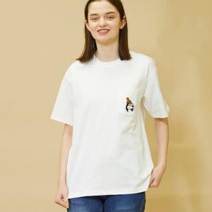 [ジムマスター]7.4oz ANIMAL 刺繍ポケットTee(Tシャツ)