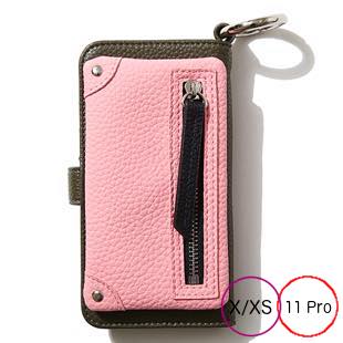 [エーシーン]B&C Flip pocket case for iPhone X/XS/11Pro