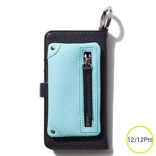 [エーシーン]B&C Flip pocket case for iPhone 12/12 Pro