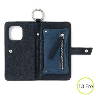 [エーシーン]B&C Flip pocket case for iPhone 13 Pro