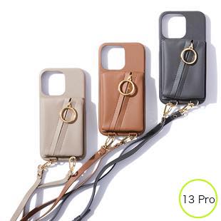 [マエリスルーナ]Clutch Ring Case for iPhone 13 Pro