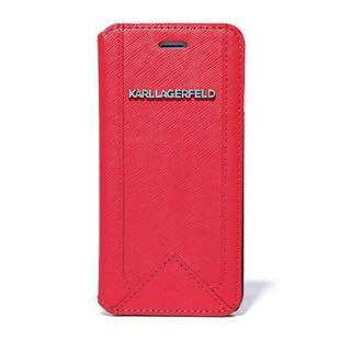 KARL LAGERFERD Classic for iPhone6/6s Booktype Case  Red