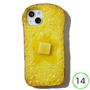 [ハニーモカ]フレンチトーストのスマホケース(はちみつ&バター) for iPhone 14