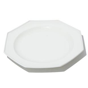 [イシカワリュウジ]Octogonal Plate "White"(皿)