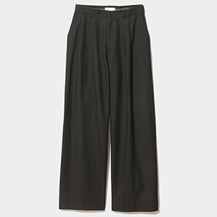 [ビューティフルピープル]light cotton wool gaba wide pants(パンツ)