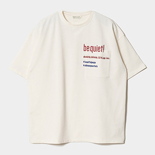 [ビューティフルピープル]suvin compact jersey typography T-shirts(Tシャツ)