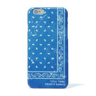 BLUEWHITE バンダナペイズリー BLUE for iPhone 6/6s