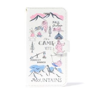 BLUEWHITE The CAMP 手帳型ケース ピンク for iPhone 6/6s