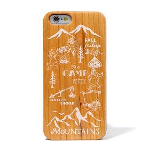 BLUEWHITE The CAMP 天然木 ケース WHITE for iPhone 6/6s