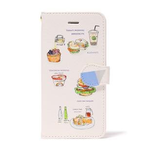 BLUEWHITE LOCAL FOOD 手帳型ケース for iPhone 8/7/SE2