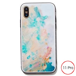 [ブルーホワイト]Alva ガラスケース for iPhone 11 Pro
