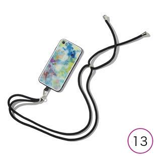 [ブルーホワイト]Neonスマホショルダー for iPhone 13
