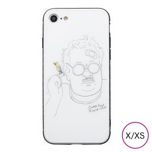 [ブルーホワイト]ガラス James for iPhone X/XS