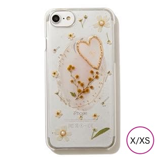 [カシュカシュ]ミモザとホワイト小花 for iPhone X/XS