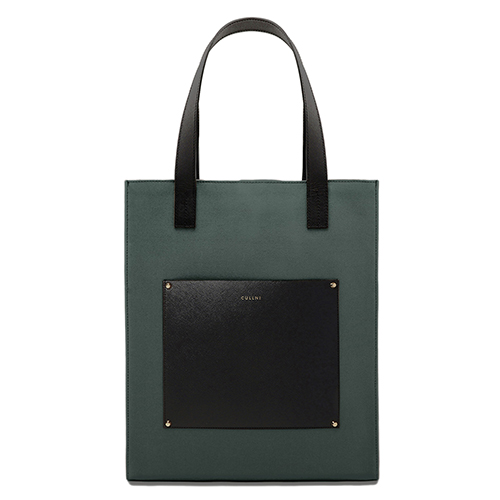 クルニ]Leather Pocket Canvas Tote(トート) | FUDGE ONLINE | 雑誌