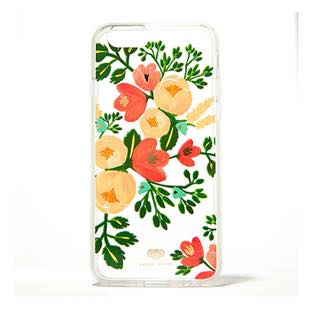 RIFLE PAPER Co. Clear Case Peach for iPhone6/6s