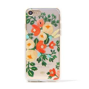 RIFLE PAPER CO. Clear Peach Blossom for iPhone 6Plus/7Plus/8Plus
