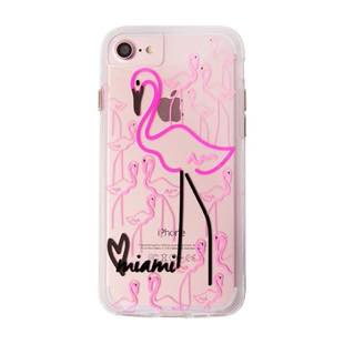 Case-Mate Naked Tough City Print Miami Flamingo  for iPhone 8 / 7 / 6s / 6