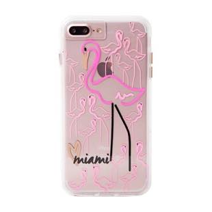 Case-Mate Naked Tough City Print Miami Flamingo  for iPhone 7 Plus / 6s Plus / 6 Plus