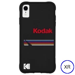 [ケースメイト]Case-Mate Kodak Matte Black+Shiny Black Logo for iPhone XR