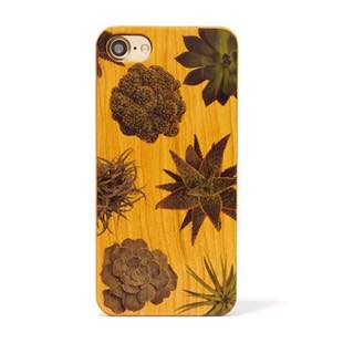植物 Terrarium collection wood case 多肉植物 for iPhone 8 / 7