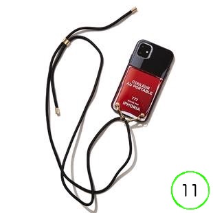 [アイフォリア]Couleur au Portable Vernis Rouge Pur for iPhone 11