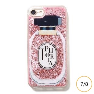 [アイフォリア]Perfume Round Rose for iPhone 8/7
