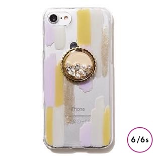 [ジーニーバイエル]Art×Bijou iPhone case(Lavender MIX) for iPhone 6s/6