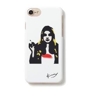 kurry long hair WOMAN White for iPhone 7/6s/6