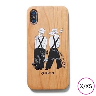 [オンクルオリジナルケース]OnKuL Original Case Wood Holiday Circus for iPhone X/XS