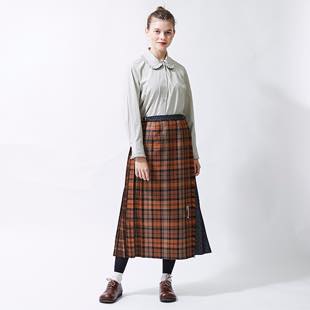 [オニールオブダブリン]O'neil of Dublin パッチワークロングキルトスカート 83cm