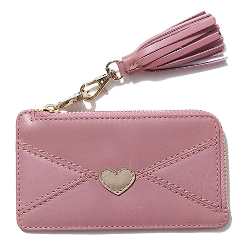 ピンクのミニ財布