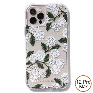 [ライフルペーパー]Clear Hydrangea White for iPhone 12 Pro Max