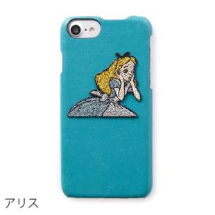 ACCOMMODE ディズニー ラメ刺繍 アリス for iPhone 8 / 7 / 6s / 6