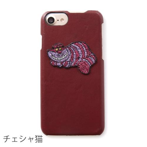 Accommode ディズニー ラメ刺繍 チェシャ猫 For Iphone 8 7 6s 6 Fudge Online 雑誌ファッジ公式通販サイト