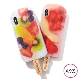 [アコモデ]フルーツアイス for iPhone X/XS