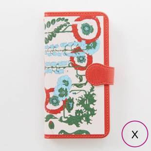 [マニプリコレクション]manipuri case collection lilybell diary for iPhone X / XS