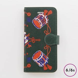 [マニプリコレクション]manipuri case collection drum diary for iPhone 6/6s