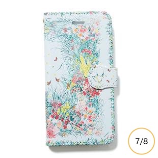 [マニプリケースコレクション]kiitos×manipuri case collection park grey diary for iPhone 8/7