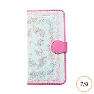 [マニプリケースコレクション]manipuri case collection fan blue diary for iPhone 8/7