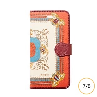 [マニプリケースコレクション]manipuri case collection embremrope brown diary for iPhone 8/7