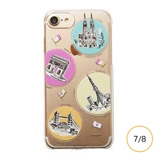 [マニプリケースコレクション]manipuri case collection trip Clear for iPhone 8/7