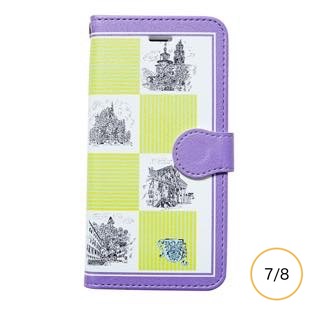 [マニプリケースコレクション]manipuri case collection castle yellow diary for iPhone 8/7